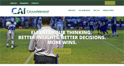Desktop Screenshot of championshipanalytics.com