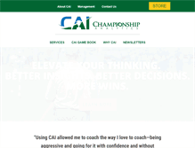 Tablet Screenshot of championshipanalytics.com